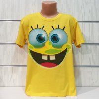 Нова детска тениска с дигитален печат Спондж боб, SpongeBob, снимка 7 - Детски тениски и потници - 31690982