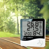 Термометър за вътрешна външна температура HTC-2, снимка 4 - Други стоки за дома - 40869994