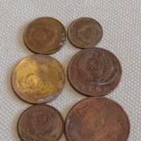Лот монети 6 броя копейки СССР различни години и номинали 39367, снимка 1 - Нумизматика и бонистика - 44157337