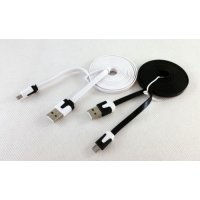 Плосък USB кабел за телефон , снимка 1 - USB кабели - 39629804