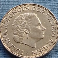 Сребърна монета 2 1/2 гулдена 1963г. Кралица Юлиана Нидерландска 29627, снимка 7 - Нумизматика и бонистика - 42755303