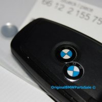 Малка лепяща емблема BMW емблемка БМВ лого синьо бяло Значка лепенка за ключ за дистанционно 11 мм с, снимка 12 - Аксесоари и консумативи - 29619602