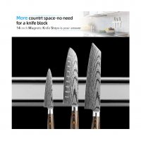 2924 Магнитна алуминиева поставка за кухненски ножове, снимка 8 - Аксесоари за кухня - 34265460
