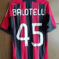 AC Milan Mario Balotelli Adidas оригинална фланелка тениска Милан Балотели 2012/2013, снимка 1 - Тениски - 36971387