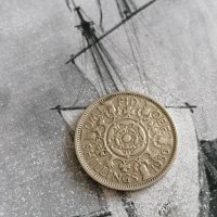 Монета - Великобритания - 2 шилинга | 1956г., снимка 1 - Нумизматика и бонистика - 42814864
