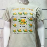 Нова забавна мъжка тениска с трансферен печат NEED FOR SPEED с костенурки, снимка 5 - Тениски - 28300457