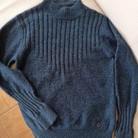 Тъмно син пуловер , снимка 3 - Блузи с дълъг ръкав и пуловери - 44398667
