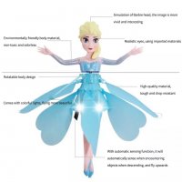 Летяща фея кукла дрон – Елза барби леденото кралство чудесен подарък, снимка 5 - Кукли - 35072142