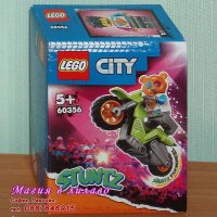 Продавам лего LEGO CITY 60356 - Мотоциклет за каскади - мече, снимка 1 - Образователни игри - 39400265