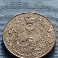 Монета 1977г. Великобритания 25г. Управление на Елизабет втора 18800, снимка 3 - Нумизматика и бонистика - 42711824