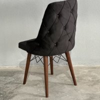 Трапезен стол  цвят - черен , снимка 4 - Столове - 40144355