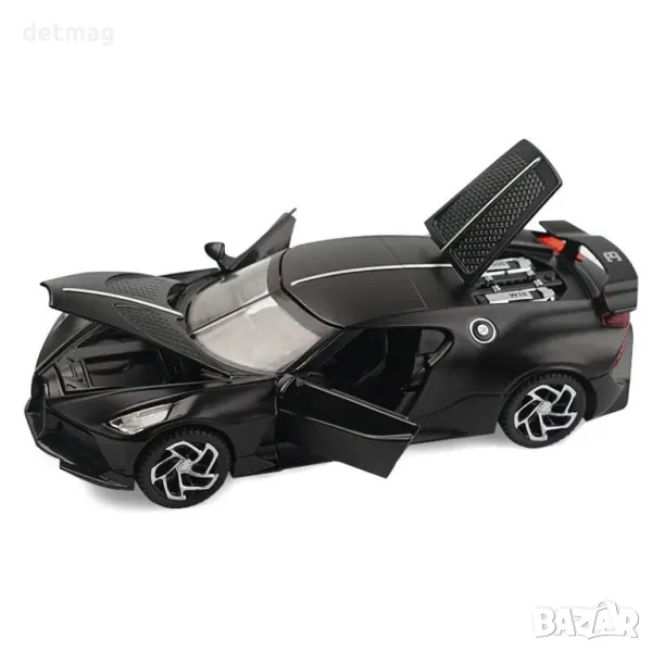 Метална кола BUGATTI La Voiture Noire 1/32, снимка 1