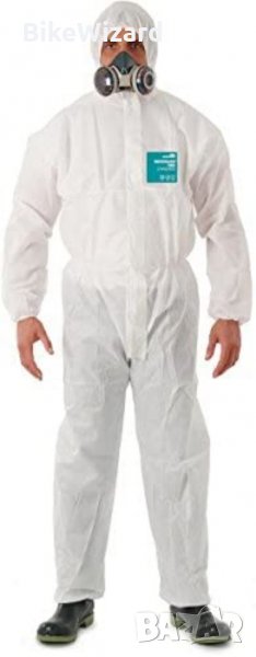 Защитен костюм бояджийски Ansell Alphatec 1800, бял, S, снимка 1