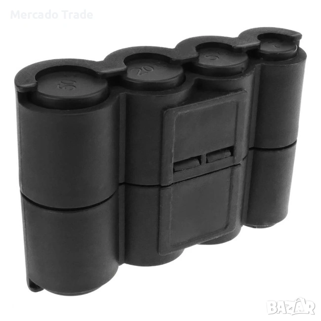 Монетник Mercado Trade, Органайзер за Евро монети, Черен, снимка 1