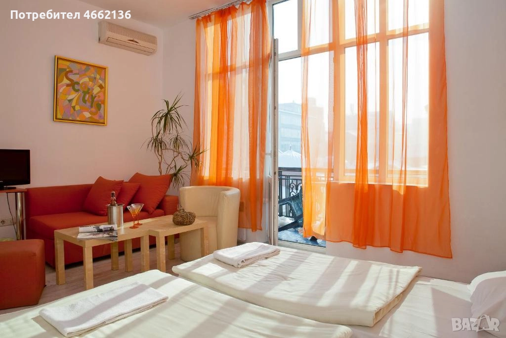 Стаи за нощувка в центъра на София, с баня и WC, климатик, кабелна тв, Wi-Fi, снимка 1