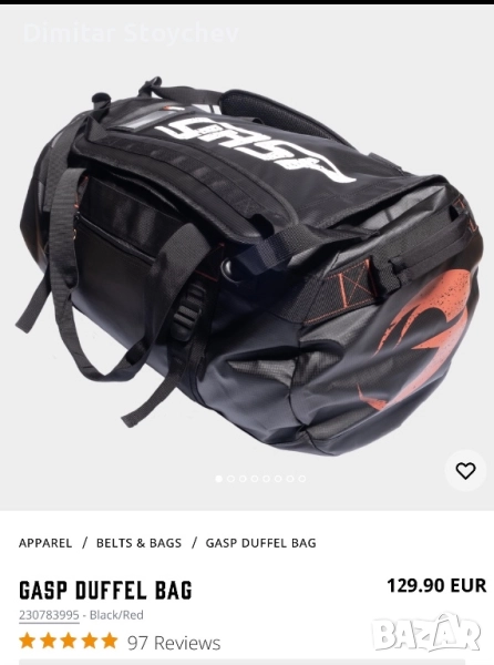 GASP - Duffel Bag - Фитнес сак, снимка 1