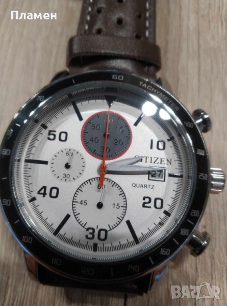 Мъжки  ръчен Часовник Citizen Eco-Drive Chronograph дата,ден час в месеца, снимка 1