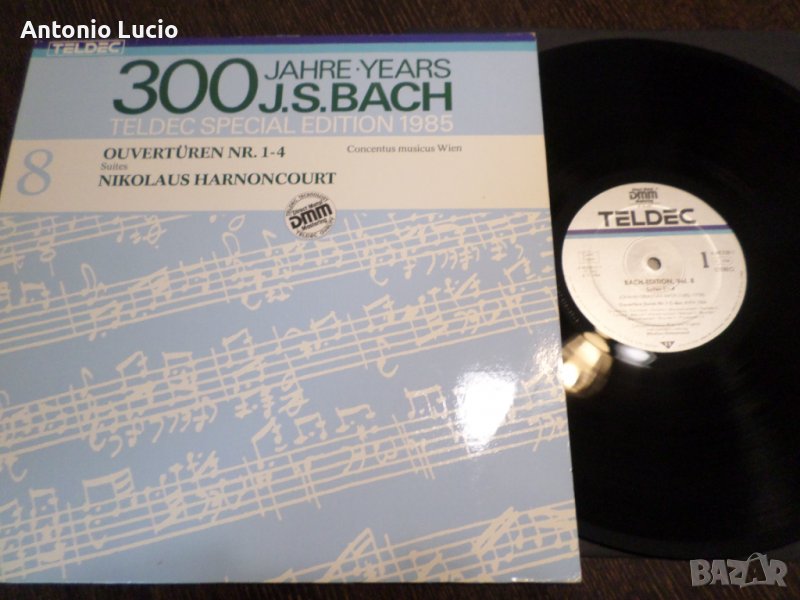 J.S.Bach - Ouverturen nr.1-4 - 300 Jahre J.S.Bach Teldec Special Edition 1985, снимка 1