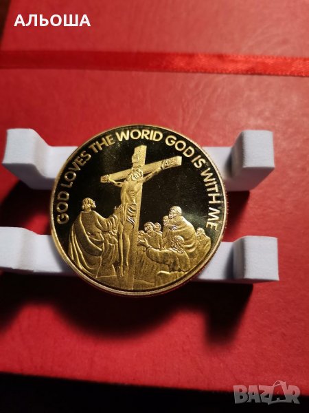 Сувенирна монета "Исус Христос", колекция от колекционерски възпоменателни монети за Коледа, снимка 1