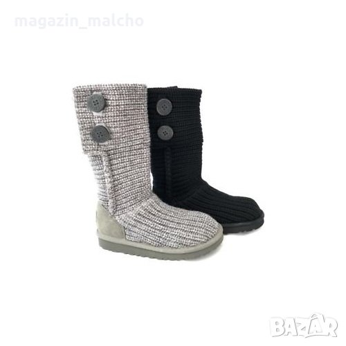 ДЕТСКИ ПЛЕТЕНИ БОТУШИ; цвят сиво: 24, 25, 26 и 27; цвят черно: 24 и 26, снимка 1