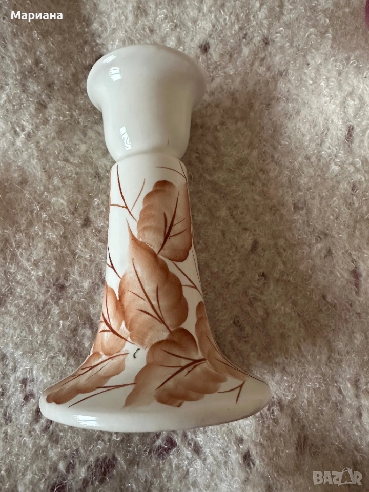 Продавам порцеланов свещник, снимка 1