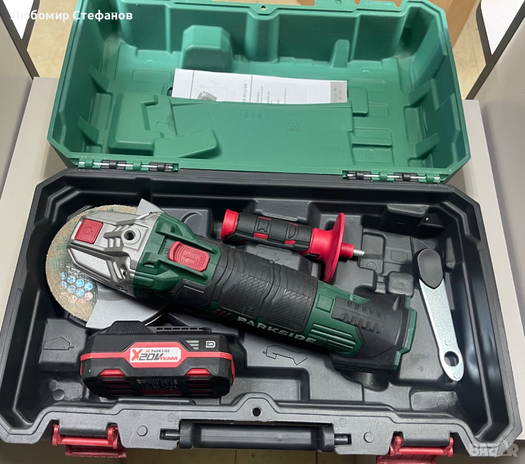 Ъглошлайф PARKSIDE PWSAP 20-Li G4  с батерия 2Аh,20V , снимка 1