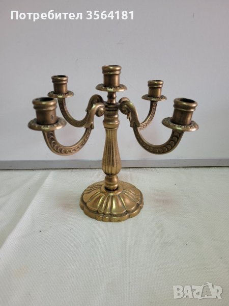 Красив петорен свещник , снимка 1