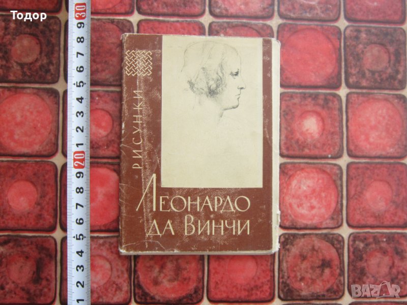 Рисунка картина картичка Леонардо Да Винчи , снимка 1