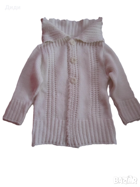 Детска плетена жилетка туника, снимка 1