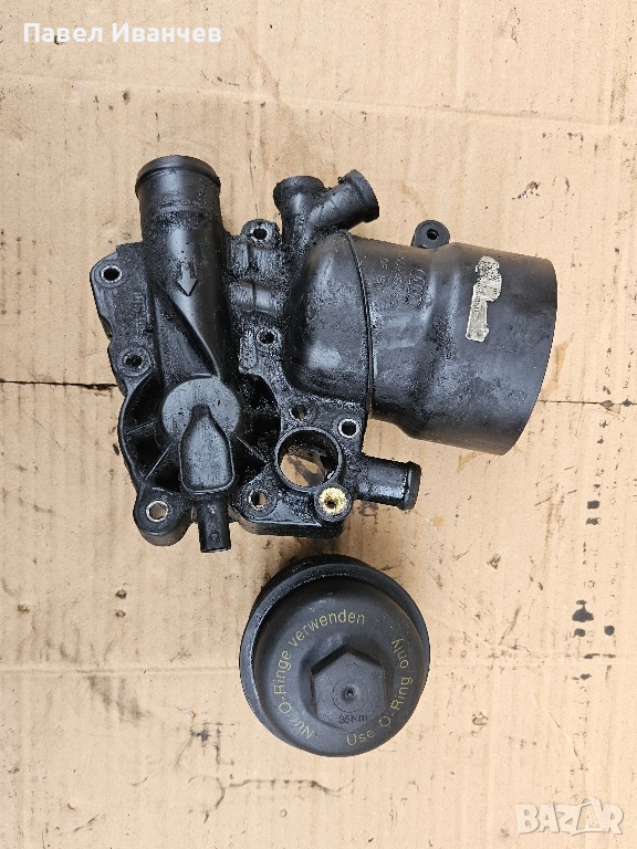 Корпус за маслен филтър с термостат за Audi A6 C7 3.0TDI BI Turbo, снимка 1