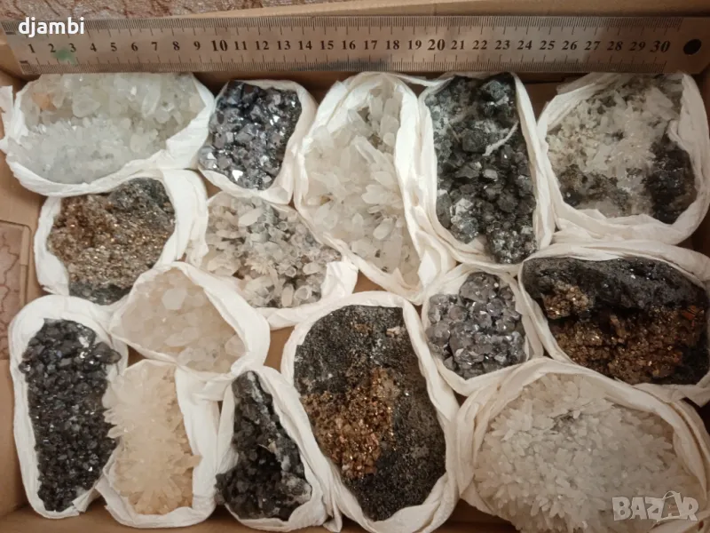 №179, Кристали,Минерали,Мадан,Кварц,Галенит,Пирит,Сфалерит, 4, снимка 1