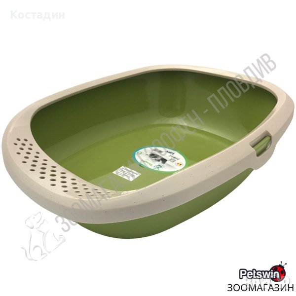 Котешка Тоалетна - M, L размер - Мока/Гранит Зелено - Gizmo - Savic, снимка 1