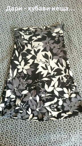 Пола на цветя, от шифон, с подплата🍀❤М❤🍀арт.4305, снимка 1