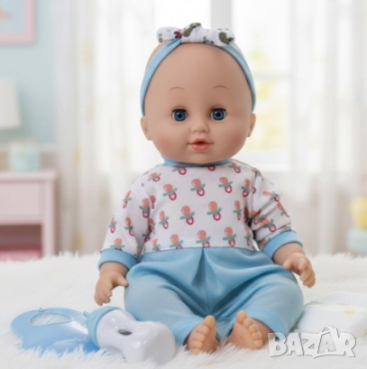 Пишкаща кукла с музикални ефекти и аксесоари – Перфектният Коледен подарък за малката принцеса, снимка 1