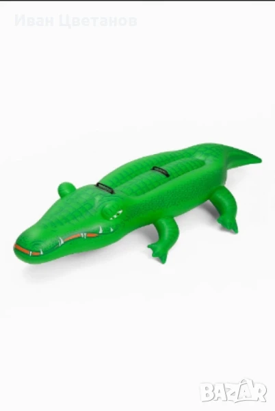 Надуваем дюшек във формата на крокодил, снимка 1