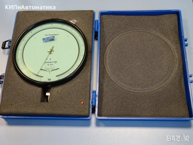 образцов манометър WIKA 341.11.250 (0-1.6)Bar precision test pressure gauge, снимка 1