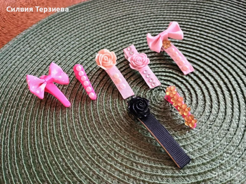 Комплект ръчно изработени фибички , снимка 1