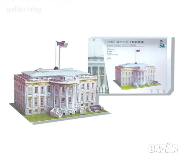 3D пъзел: The White House - Белият дом (3Д пъзели), снимка 1