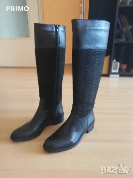 Дамски ботуши, кожени, №36, снимка 1