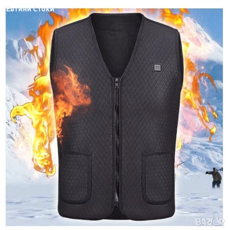 Унисекс термичен електрически елек с USB отопление, снимка 1