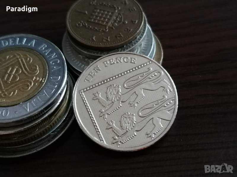 Монета - Великобритания - 10 пенса | 2014г., снимка 1
