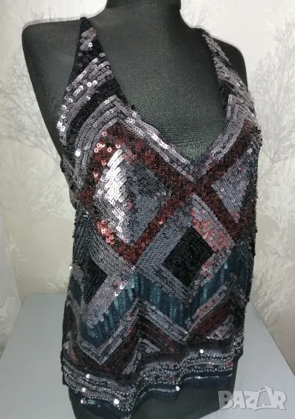 Дамски потник с пайети, снимка 1