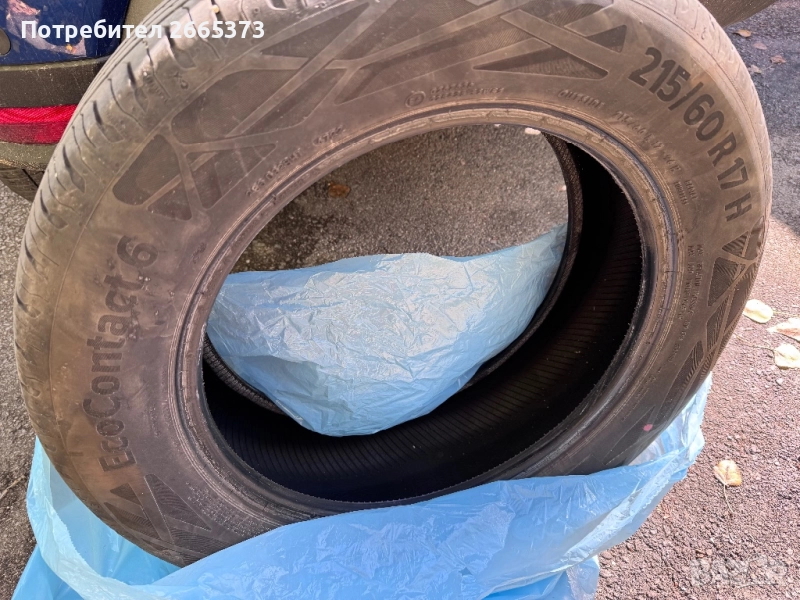 Продавам летни гуми 215/60R17 Continental , снимка 1