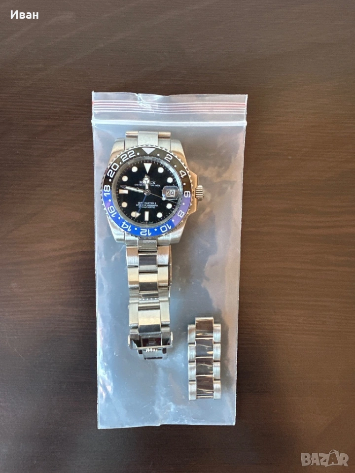 Продавам Rolex GMT Master II Batman, снимка 1