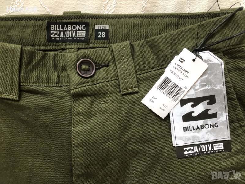 Маркови тийн/момчешки/мъжки панталони Billabong, 28 размер, за 176 см. височина, 2 бр., нови , снимка 1