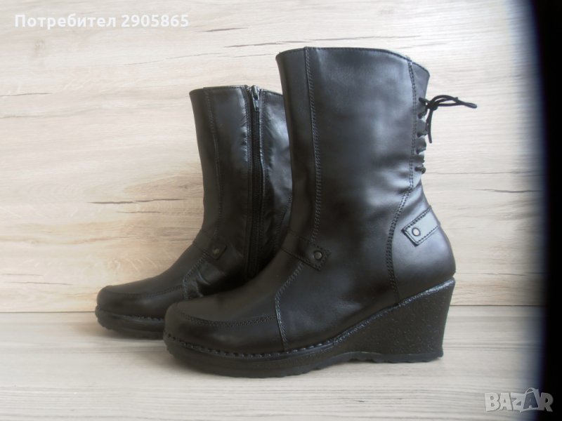 Нови кожени български боти, снимка 1