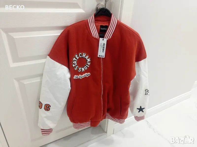 Дамско бомбър яке Boohoo, снимка 1