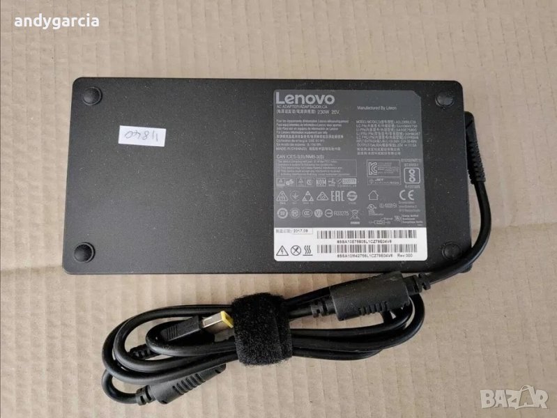 Lenovo 230W 11.5A 20V зарядно Legion 5 7 5 Pro, Thinkpad P50/51/52/53/15 P70/71/72/73, снимка 1