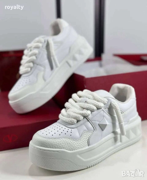 Valentino Garavani Бели Мъжки Маратонки 36-44 Номер , снимка 1