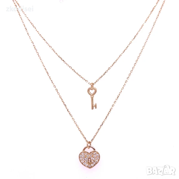 Златнo колие 2,10гр. 46,0см. 14кр. проба:585 модел:32288-6, снимка 1